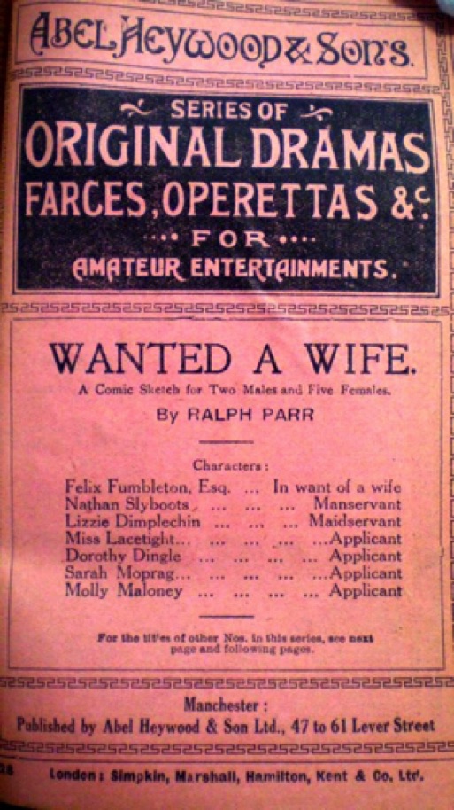 Wanted a Wife
(1880)